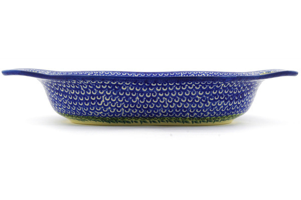 Oval Baker with Handles 13"