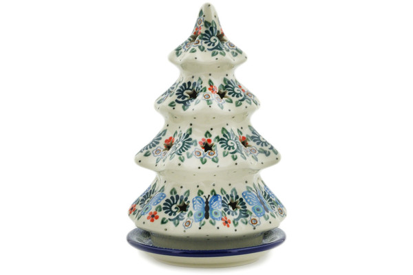 Christmas Tree Candle Holder 8"