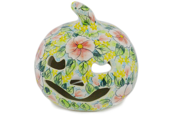 Jack O Lantern Candle Holder 5"