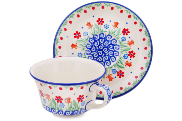 Cup with Saucer 8 oz