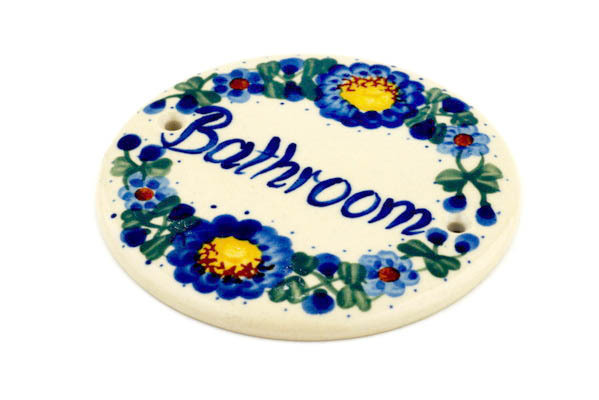 Restroom Sign 4"