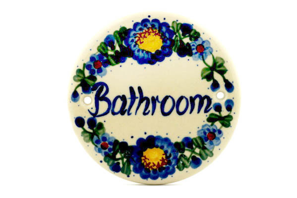 Restroom Sign 4"