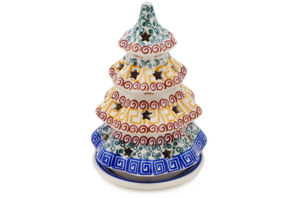 Christmas Tree Candle Holder 6"