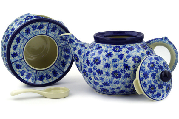 Tea or Coffee Pot with Heater 40 oz