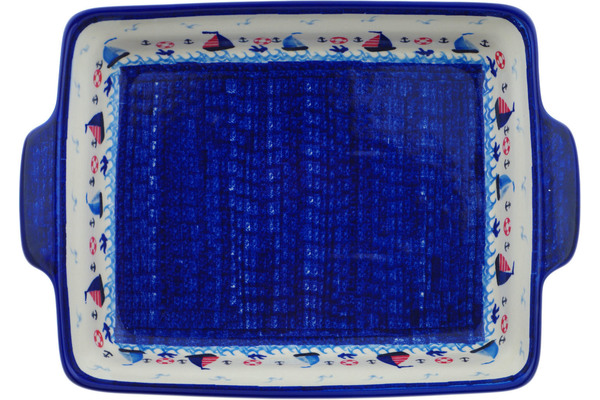 Rectangular Baker with Handles 15"