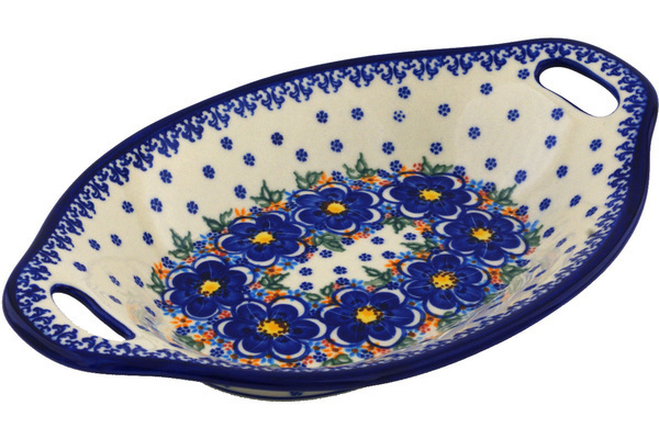 Platter with Handles 13"