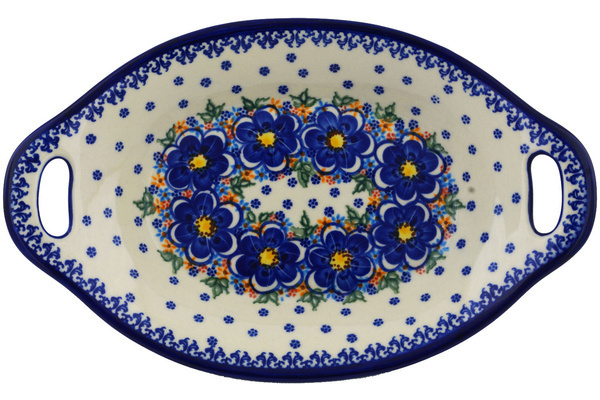 Platter with Handles 13"