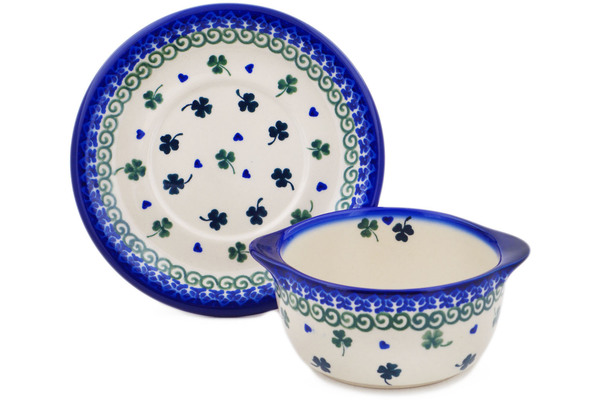 Bouillon cup with saucer