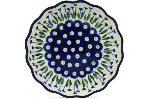 Scalloped Fluted Bowl 7"