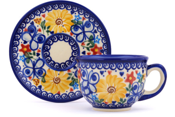 Cup with Saucer 8 oz