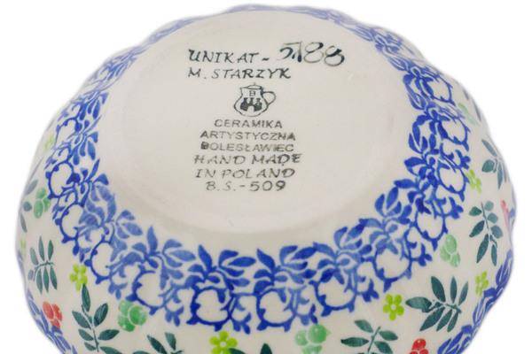 Scalloped Fluted Bowl 5"