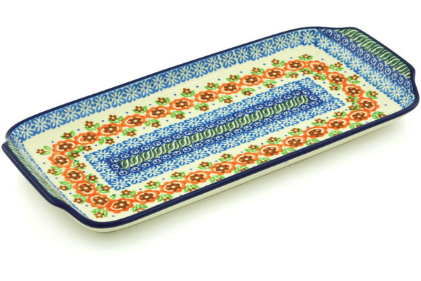 Platter with Handles 13"