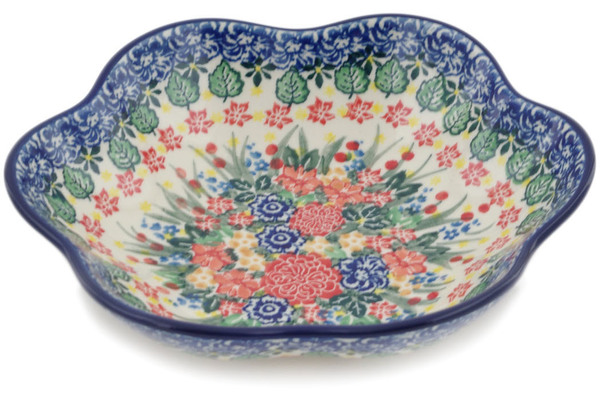 Scalloped Fluted Bowl 8"