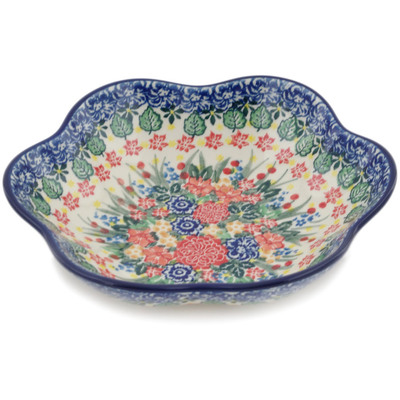 Scalloped Fluted Bowl 8"