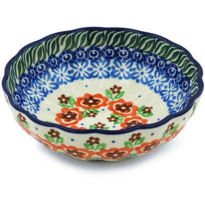 Scalloped Fluted Bowl 5"