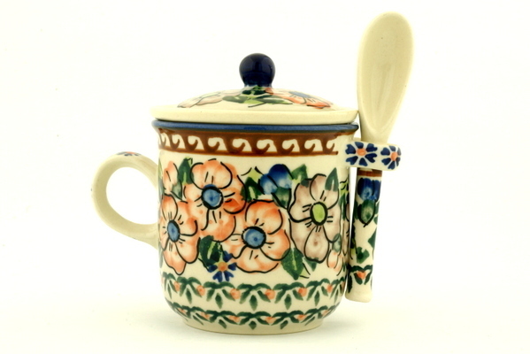 Brewing Mug with Spoon 10 oz