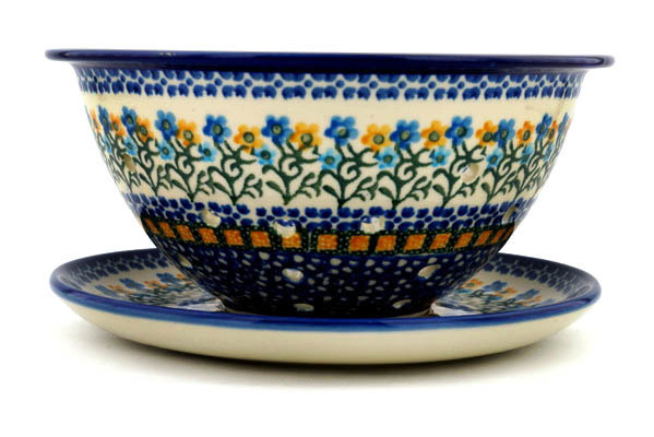 Colander with Plate 8"