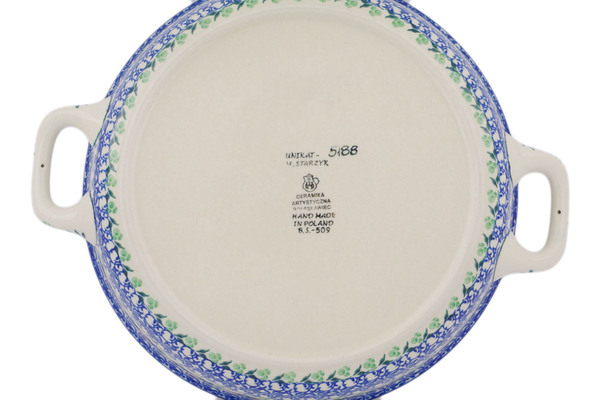 Round Baker with Handles 10-inch