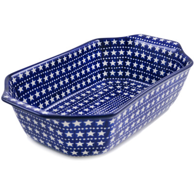 Rectangular Baker with Handles 14"