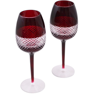 Crystal Wine Glass	Set of 2