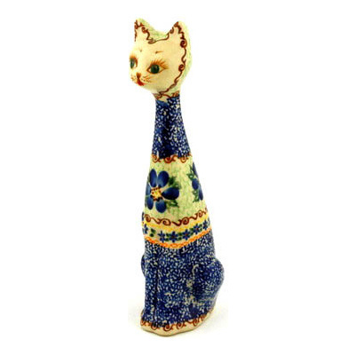 Cat Figurine 10"