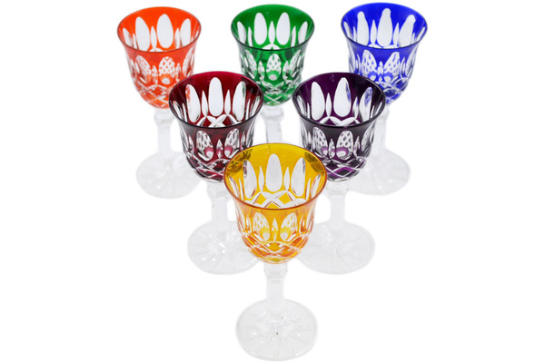 Crystal Glass set of 6 5"