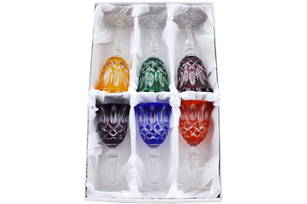 Crystal Glass set of 6 5"