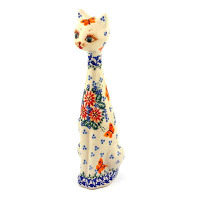 Cat Figurine 10"