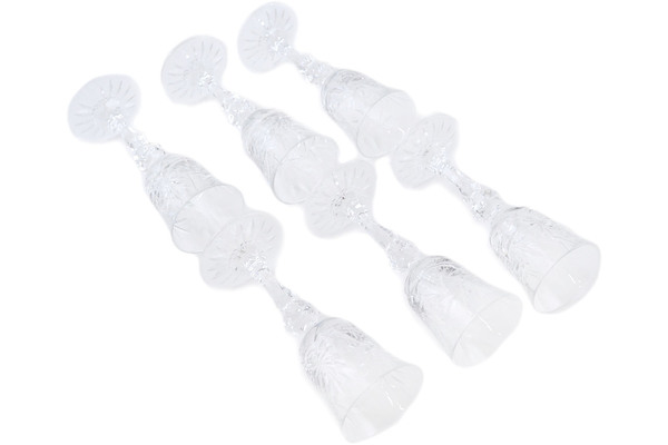 Crystal Liquor Glass Set of 6 6"
