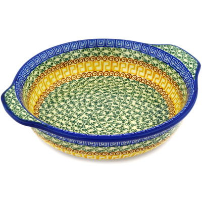 Round Baker with Handles 9"