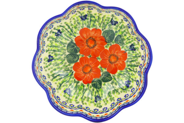 Scalloped Fluted Bowl 10"