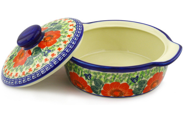 Baker with Cover with Handles 11"