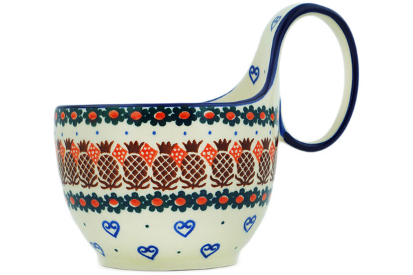 Bowl with Loop-Handle 6"