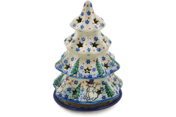 Christmas Tree Candle Holder 7"