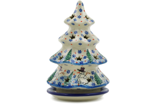 Christmas Tree Candle Holder 7"