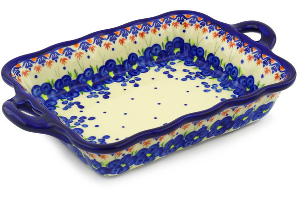 Rectangular Baker with Handles 12"