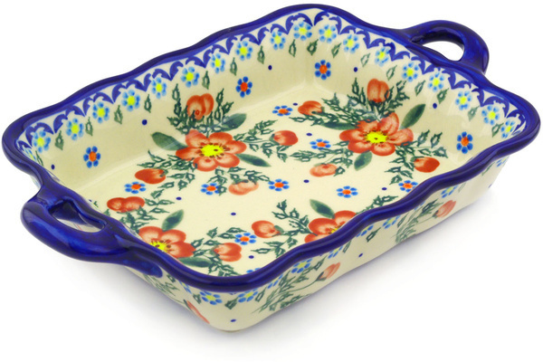 Rectangular Baker with Handles 12"