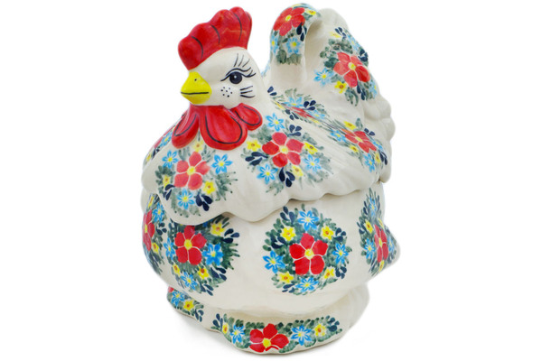 Hen Shaped Jar 8"