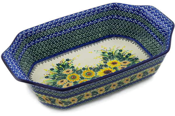 Rectangular Baker with Handles 14"