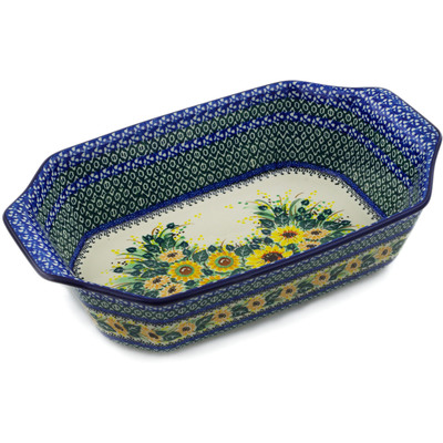 Rectangular Baker with Handles 14"