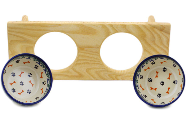 Pet Bowl Set w/Stand