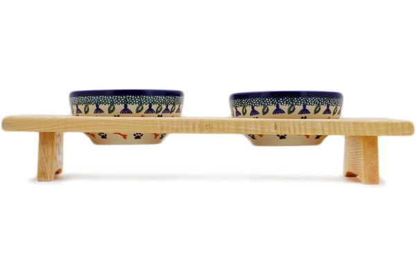 Pet Bowl Set w/Stand