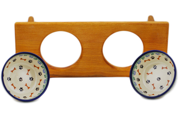 Pet Bowl Set w/Stand