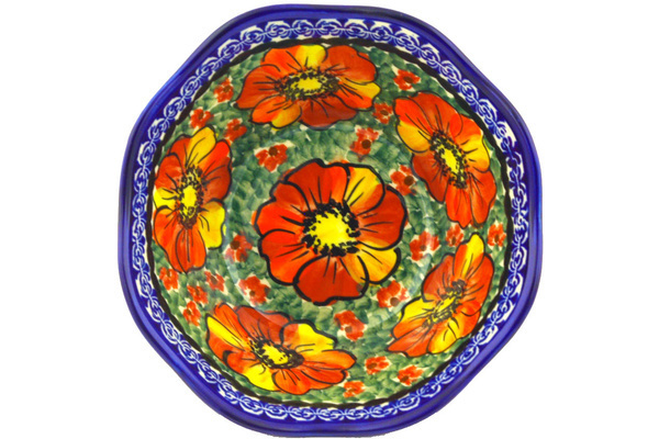 Scalloped Fluted Bowl 7"