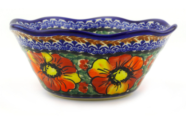 Scalloped Fluted Bowl 7"