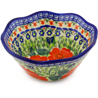 Scalloped Fluted Bowl 7"