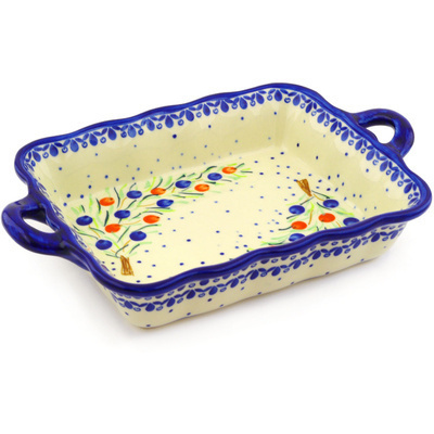Rectangular Baker with Handles 12"