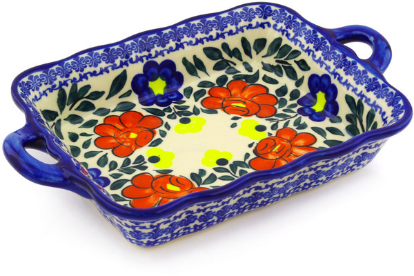 Rectangular Baker with Handles 12"