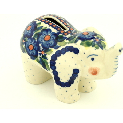 Elephant Shaped Piggy Bank 7"