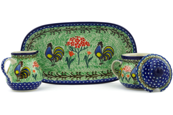 Sugar and Creamer Set 10"